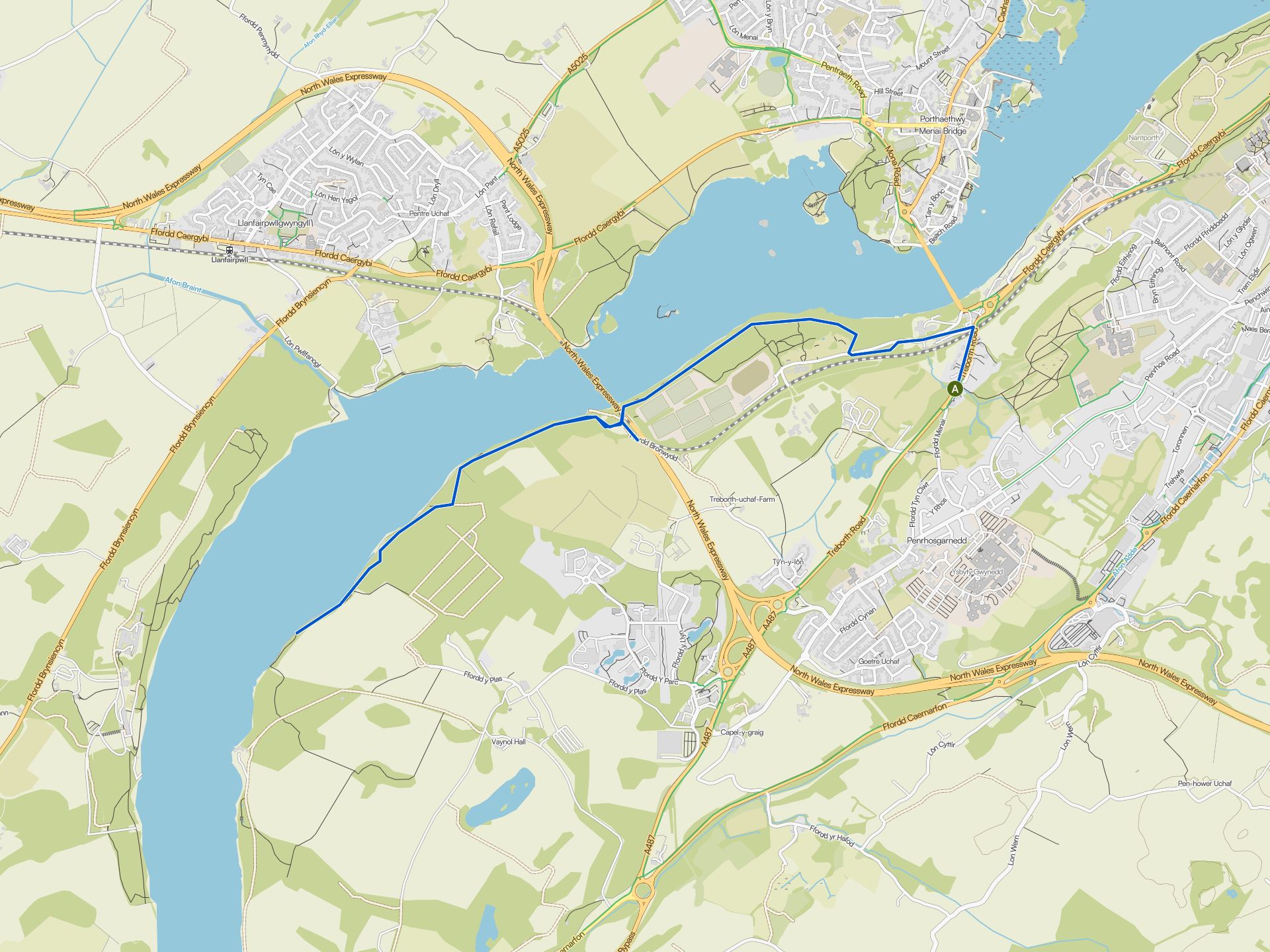 The best walks and hikes around Menai Bridge | Komoot